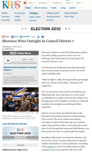 Sherman Wins Outright In Council District 7 Sherman Wins Outright In Council District 7