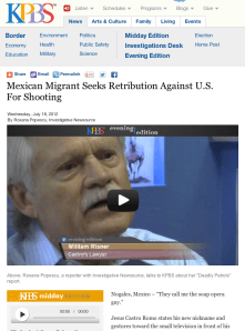 Mexican Migrant Seeks Retribution Against U.S. For Shooting Mexican Migrant Seeks Retribution Against U.S. For Shooting